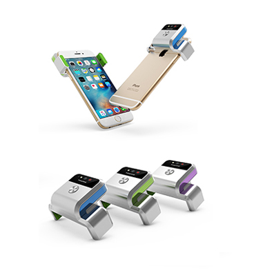 新大陸 智聯(lián)天地 W100藍(lán)牙背夾可穿戴微型掃描器