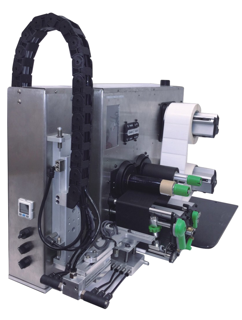 *自動小型不干膠平面貼標機